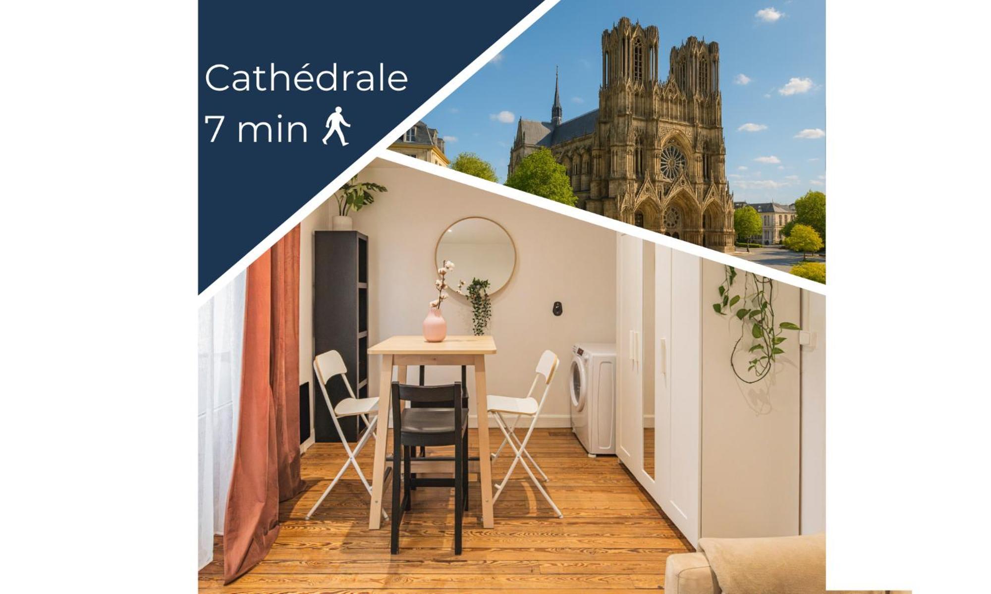 Appartement Cosy Proche Cathedrale Reims Zewnętrze zdjęcie